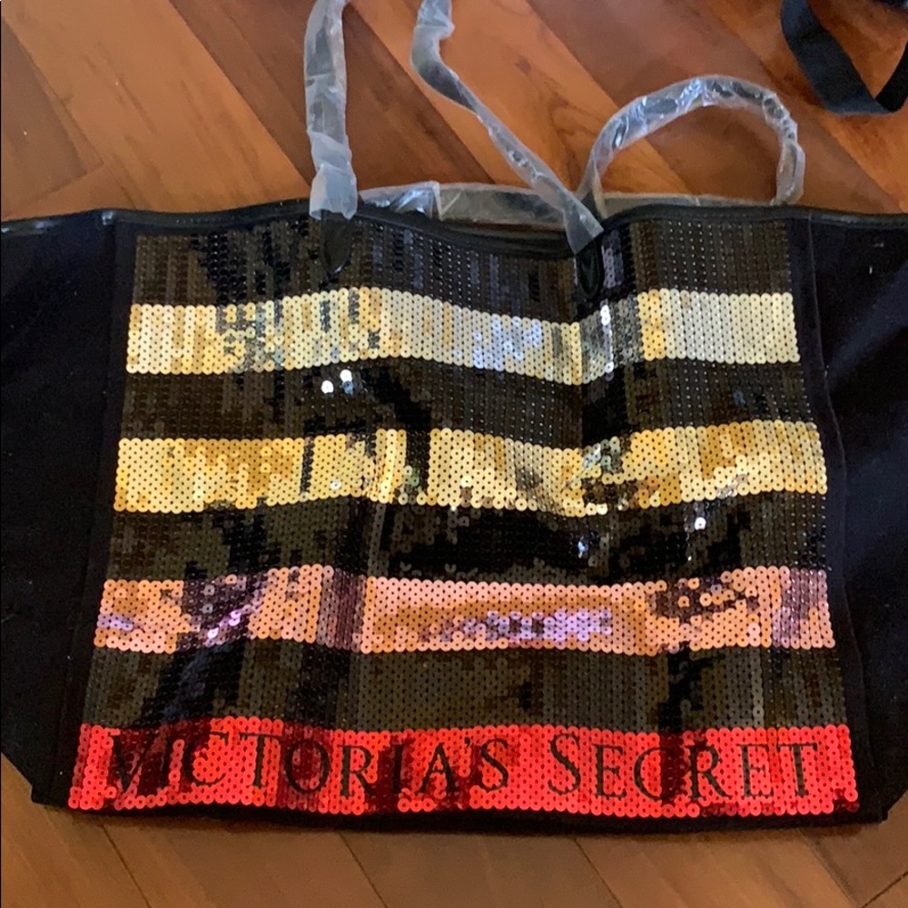 Victoria Secret Black Tote NWT
